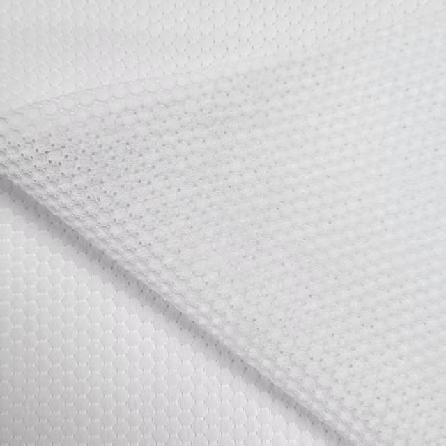 100% Polyester Hot Air Through Hydrophobic Embossed Nonwoven Fabric for Baby Diaper