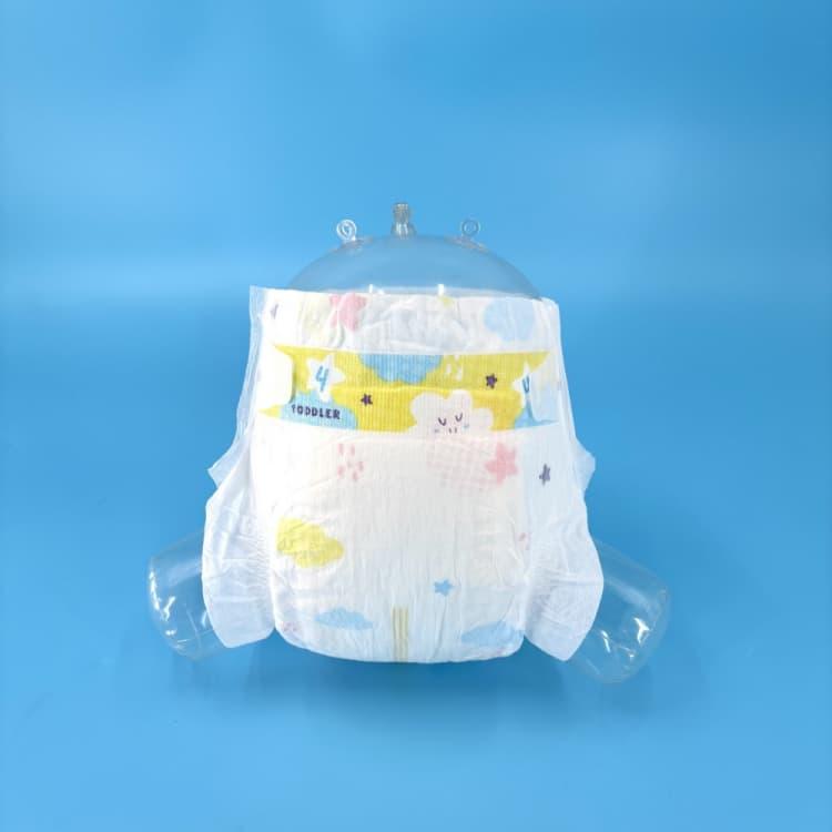 Wholesale Cheap Baby Disposable Nappies Soft Breathable a Grade Regular Fluff Baby Sleep Diapers