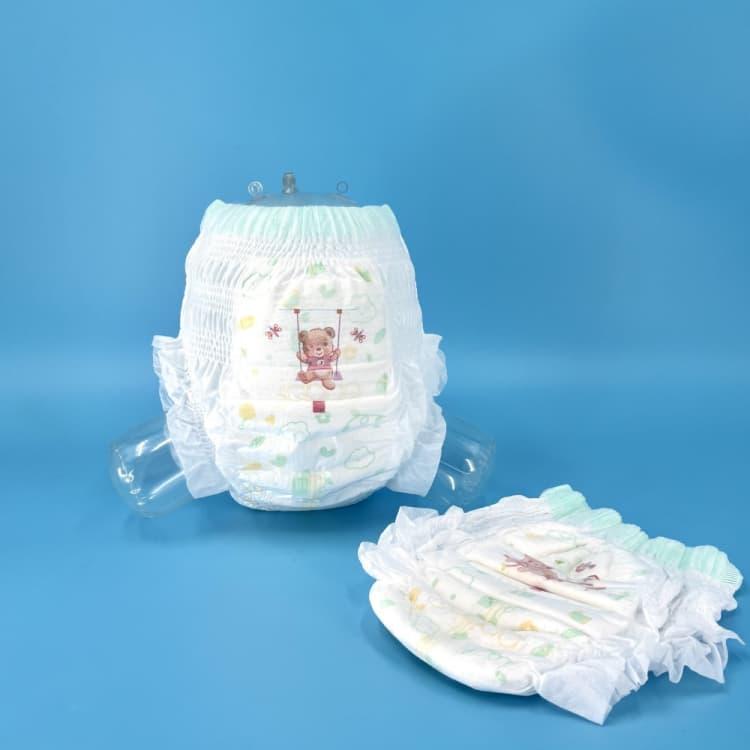 OEM ODM Wholesale Non Woven Fabric Indonesia Baby Diapers Pull-up Pant