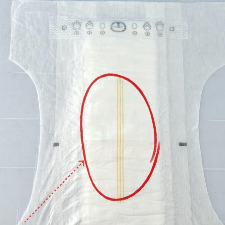 Wetness indicator glue