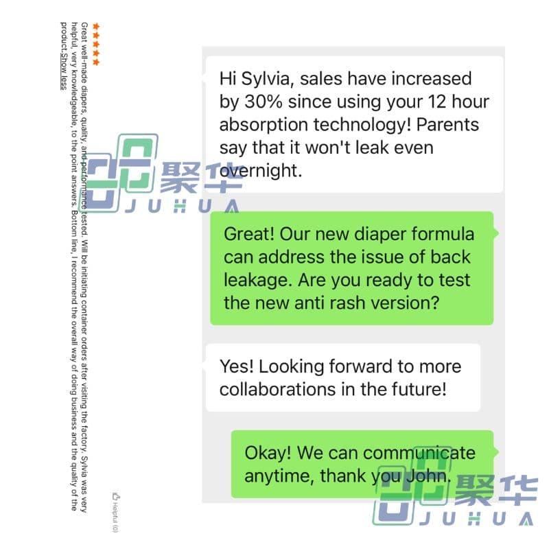 Juhua Customer Case-How to Maintain Sales Growth in the Off-Season for Disposable Diapers?