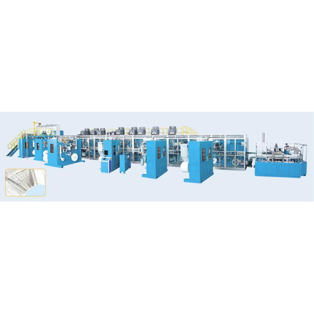 High Speed Full Automatic Servo Control Waistband Baby Diaper Making Machine Production Line