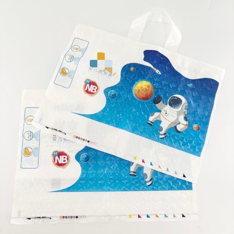 Embossed PE Flexible Packaging Bag for Baby Diapers