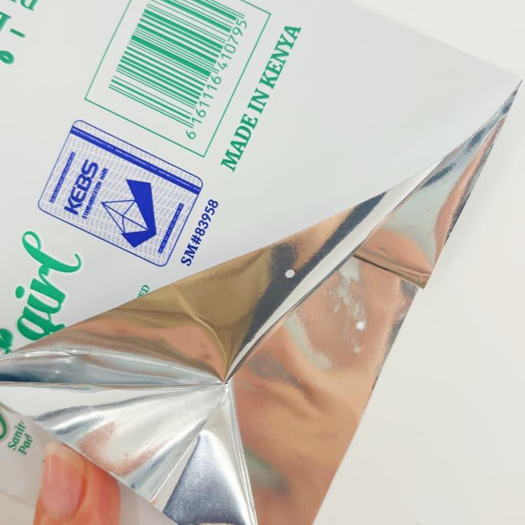 metallized flexible packaging bag