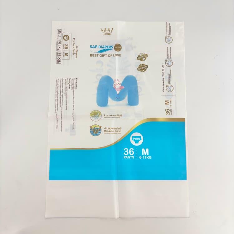 baby diaper packaging bag