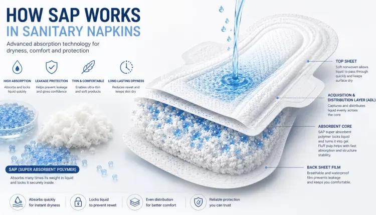 How Does SAP Work in Sanitary Napkins? A Complete Guide for Manufacturers