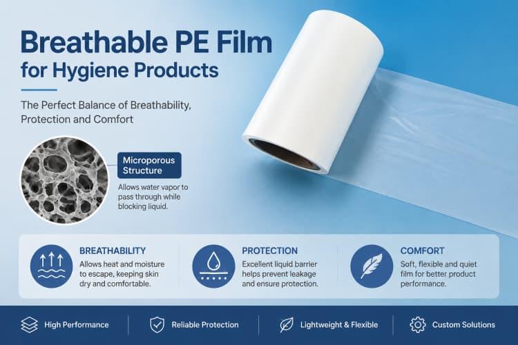 Breathable PE Film for Hygiene Products: Types, Functions and Selection Guide