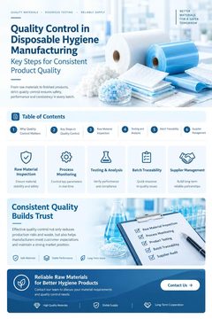 Quality Control in Disposable Hygiene Manufacturing: Key Steps for Consistent Product Quality